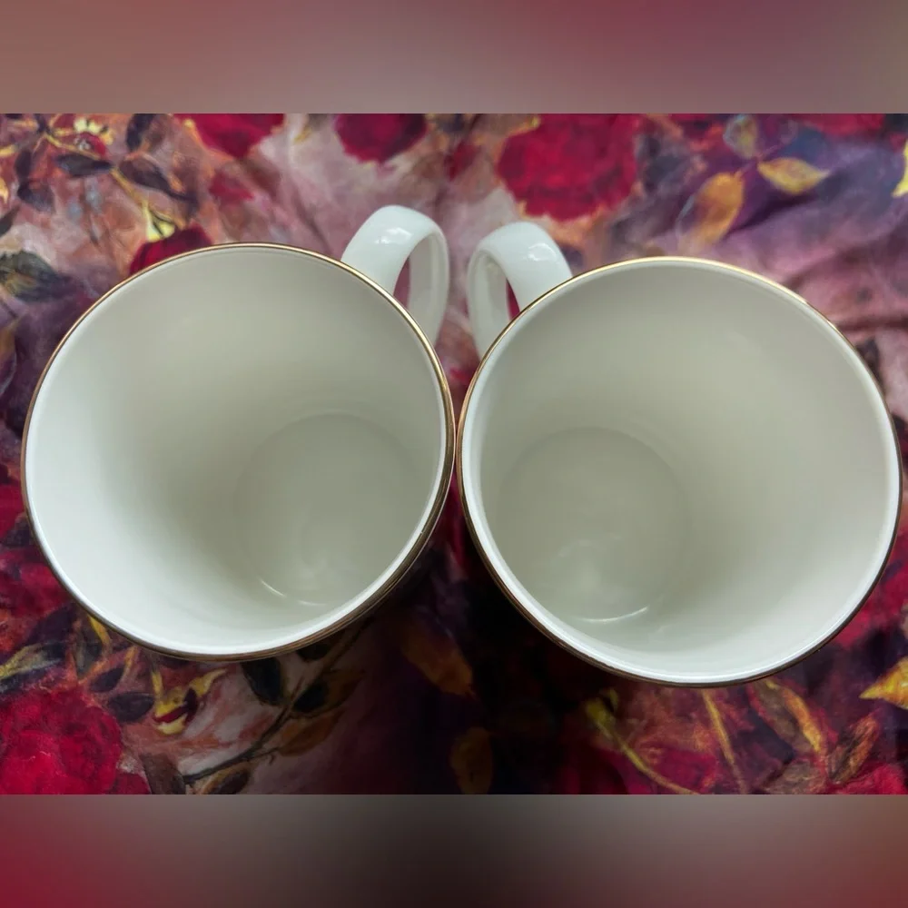 Kate Spade New York by Lenox Bridal Party Love You More Mugs 2 piece set, NWOB - Picture 4 of 5